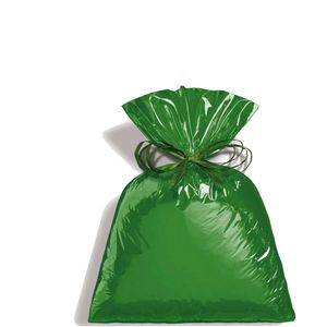 Saco Plástico Liso Metalizado Verde Tamanho P3 10x14cm Cromus (50 unidades)