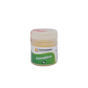 Corante para Cosméticos em Pó Mica Colorida Dourado Saramanil (4 gramas)