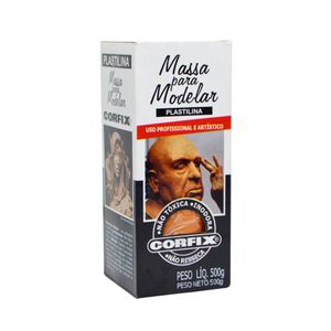 Massa para Modelar Plastilina Cerâmica Ref.: 316 Corfix (500 gramas)