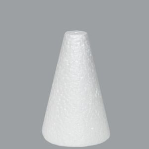 Cone de Isopor Maciço 140x80mm Styroform (01 unidade)