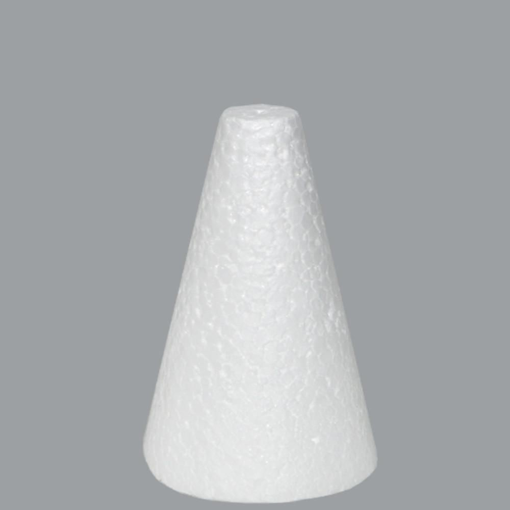 Cone De Isopor Maciço 140x80mm Styroform Irmãos Haluli 8913