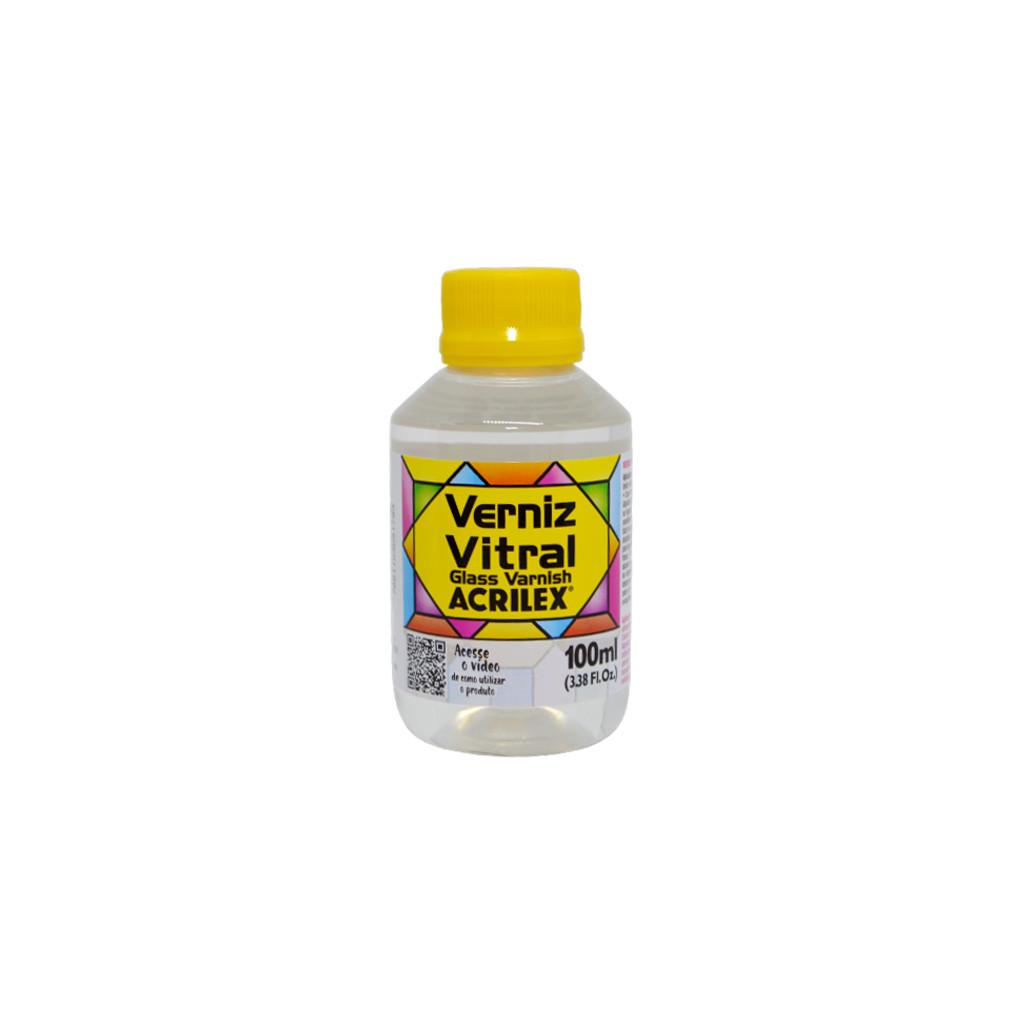 Verniz Vitral Incolor 100ml Acrilex (1 unidade) Irmãos Haluli