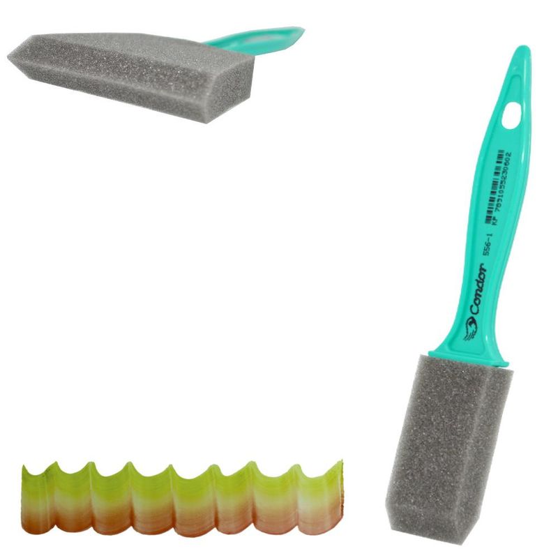 Pincel Chato Mousse de Espuma Ref. 556-1 Condor (01 unidade)