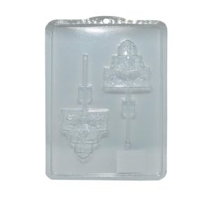 Forma em Acetato Pirulito Bolo de Casamento com 2 Cavidades Ref. 532488 Embalarti (01UND)