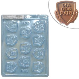 Forma de Acetato Simples Escudo Pai Ref. 9424 BWB (01 unidade)