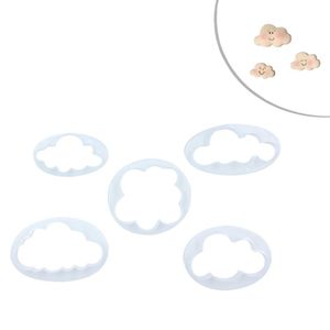 Jogo de Cortadores de Plástico Nuvem Branco Ref.: GMEZN 663 Prime Chef (5 peças)