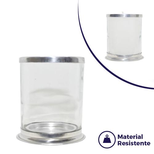 Porta-Vela de Vidro Pequeno 8.5cm (01UND)