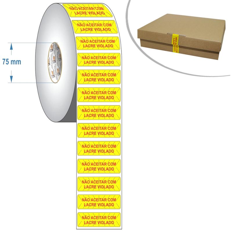 Etiqueta-em-Plastico-Bopp-com-corte-de-seguranca--Nao-Aceitar-Com-Lacre-Violado--80x20mm-Plus---1000
