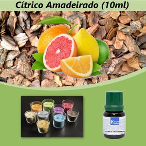 Essência Cítrico Amadeirado para Velas e Óleos Irmãos Haluli (10ml)
