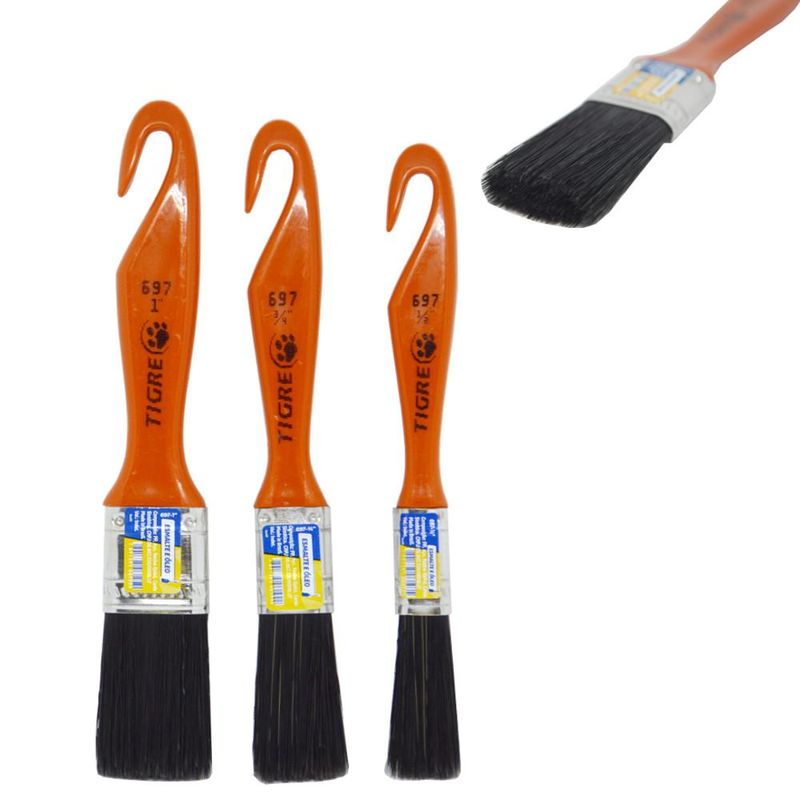 Trincha-Media-Cerda-Sintetica-Preta-Ref.-697-Tigre--01-unidade--3-4---19cm-