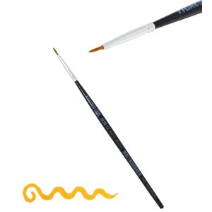 Pincel Artístico Redondo Ponta Pelo Marta  Ref. 308 Tigre (01 unidade)