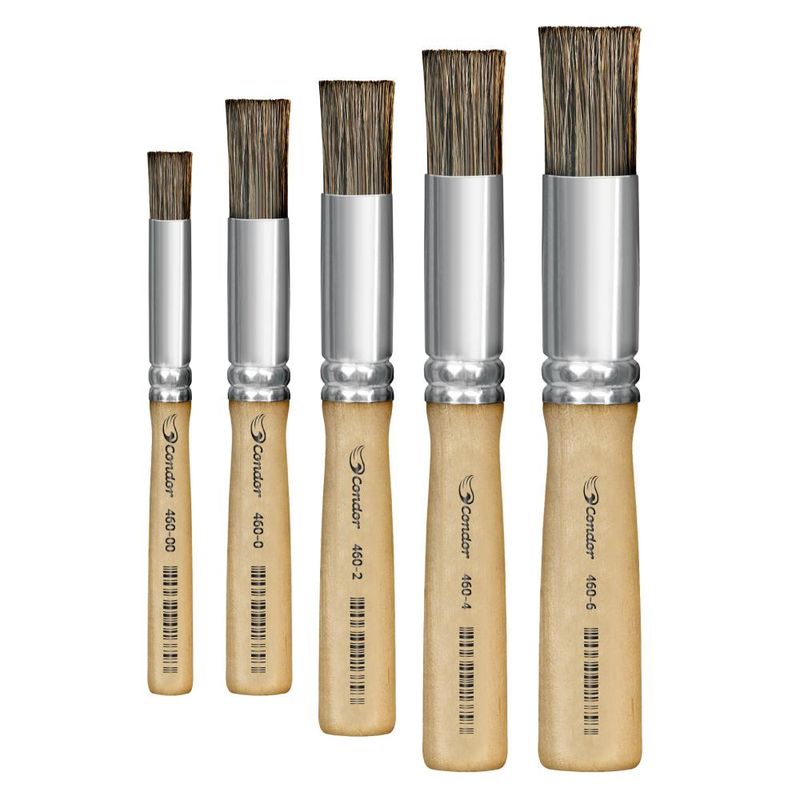 Pincel-Redondo-Broxinha-Cerda-Animal-Gris-Ref.-460-Condor--01-unidade--06--22cm-D-