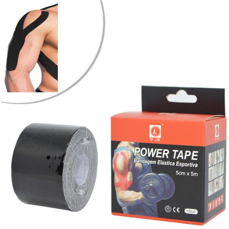 Bandagem-Elastica-Esportiva-Preto-5cm-x-5mts-Power-Tape-QIZHOU--01-unidade-