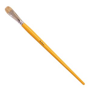 Pincel Formato Lixado Bia Moreira C/ Cabo Longo e Pelo de Cerda Natural Firme Ref. 917 Keramik (01 unidade)