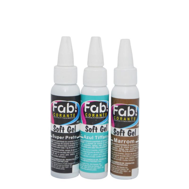Corante Artificial Soft Gel 25gr Fab (01 unidade)-azul-marinho