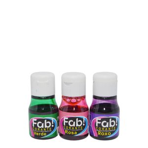 Corante Artificial Líquido 10ml Fab! (01 unidade)
