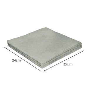 Guardanapos de Papel em Folha Dupla 24x24cm Prata Silver Festas (20 unidades)