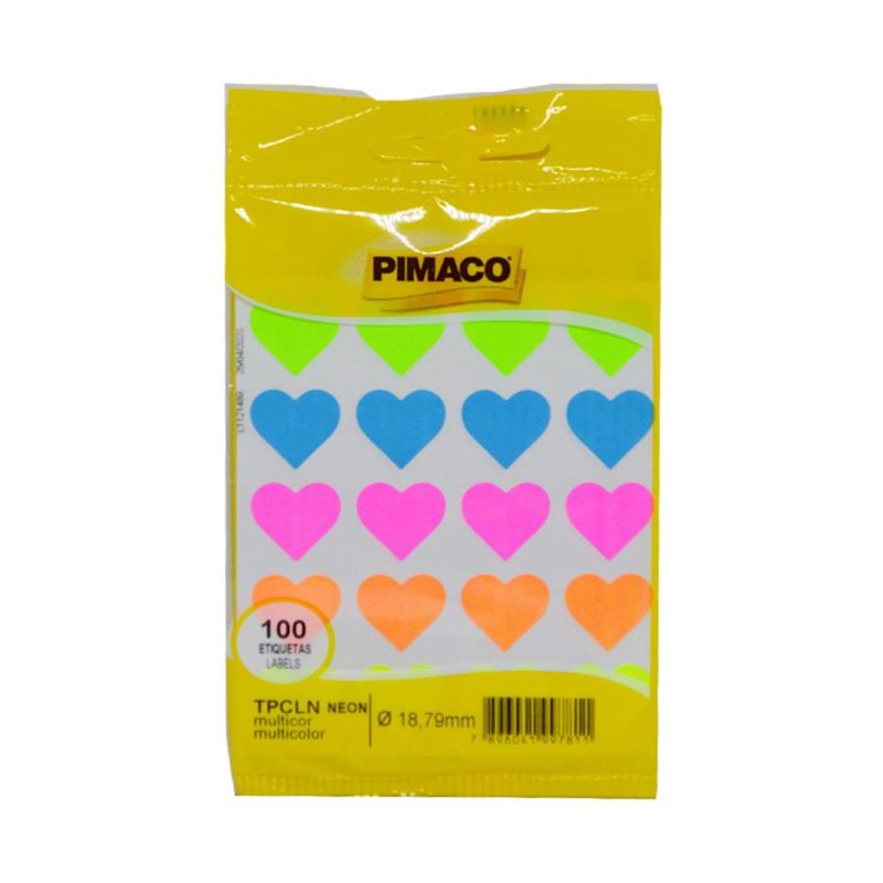 Etiqueta-Adesiva-Multiuso-Coracao-TPCLN-Multicor-Neon-1879mm-Pimaco--100-etiquetas-