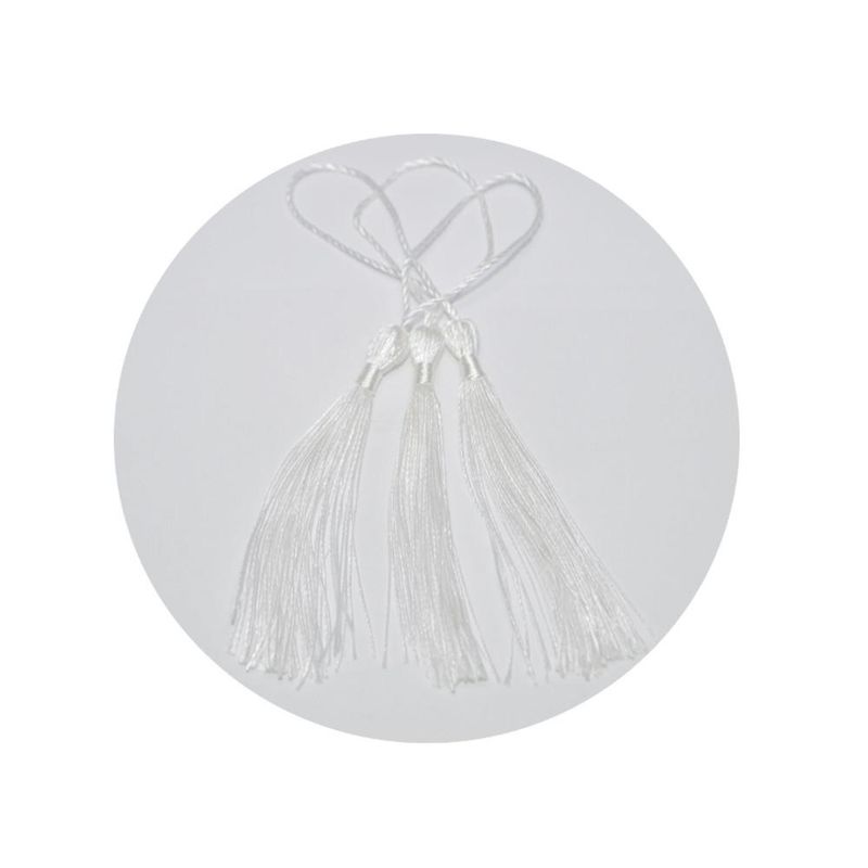 Enfeite-de-Tecido-Franja-Tassel-Branco-Art-Lille--12-unidades-