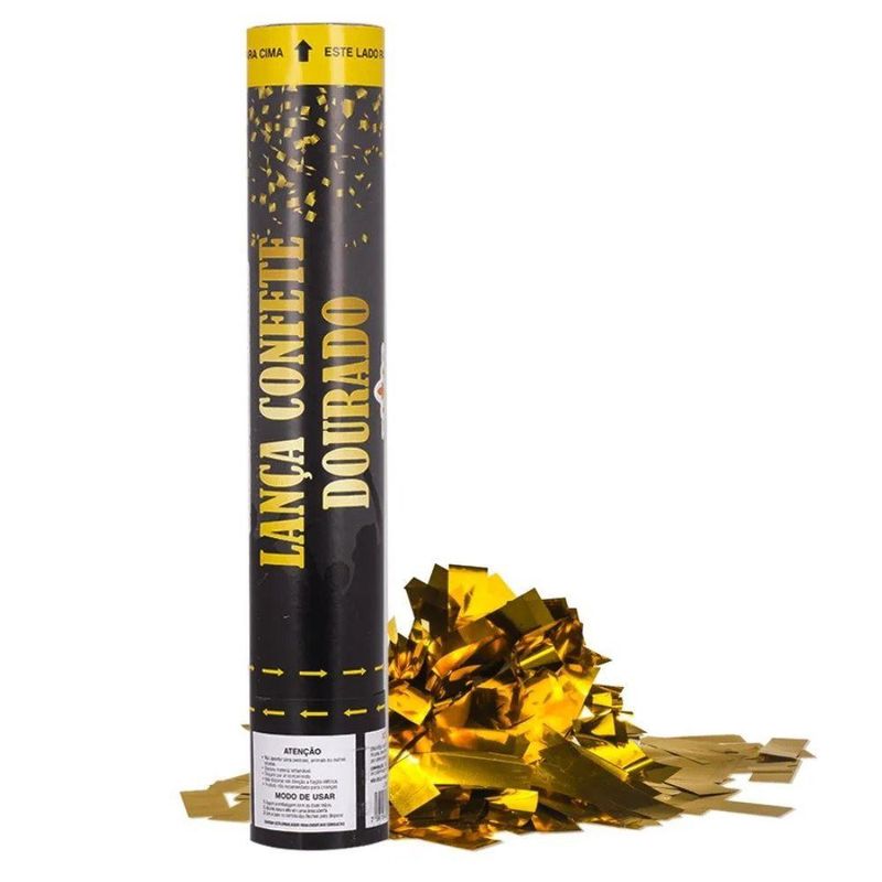 Lanca-Confete-Dourado-Metalizado-30cm-Silver-Festas--1-unidade-