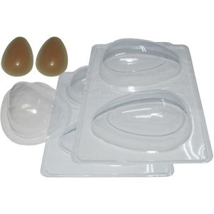 Forma de Acetato com Silicone Ovo Liso SP 51 500gr Ref. 3619 BWB (01 unidade)