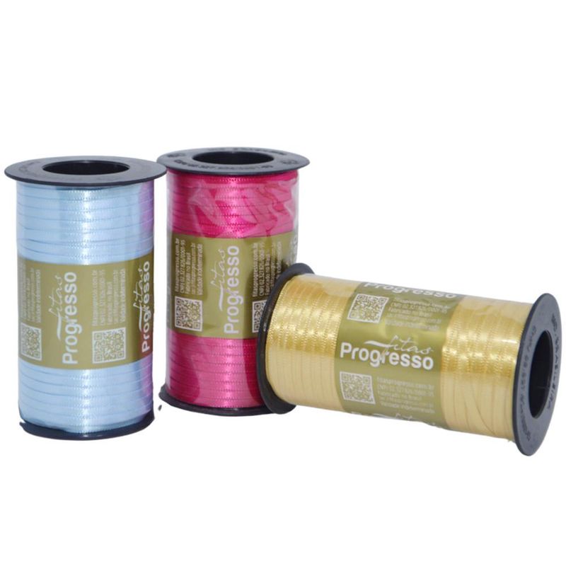Fita de Cetim T900/000 4MM Progresso (100 metros)-201-branco