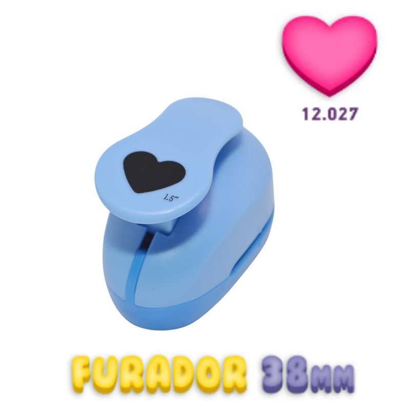 Furador-Artesanal-de-EVA-Cora��o-38mm-1.5--Ref.-12027-Make---01-unidade-