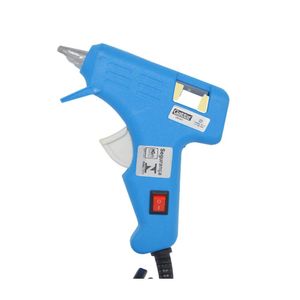 Pistola de Cola Quente Pequena Azul Ref. 4013 Bivolt Gatte (01 unidade)