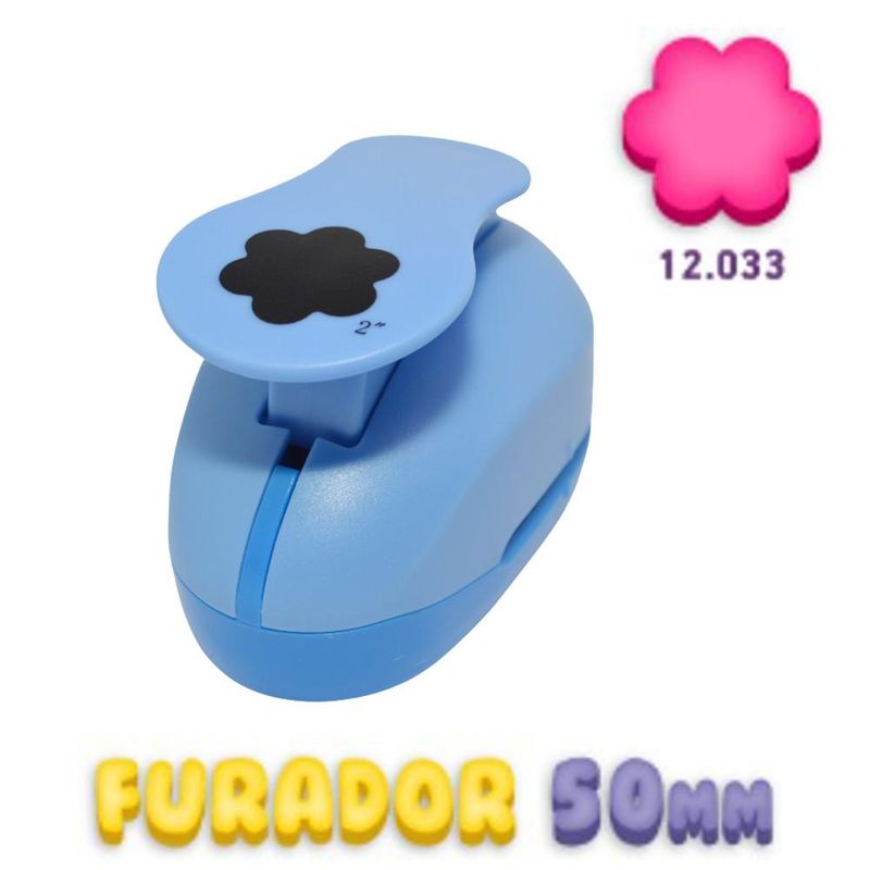 Furador-Artesanal-de-EVA-Flor-6-P�talas-50mm-2--Ref.-12033-Make---01-unidade-