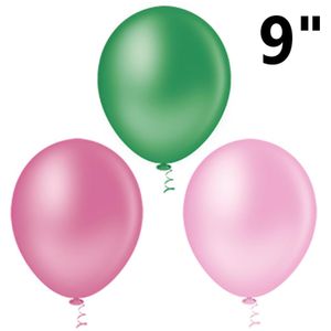 Balão de Látex Pic Pic Redondo Liso GF9" Globos (50 unidades)