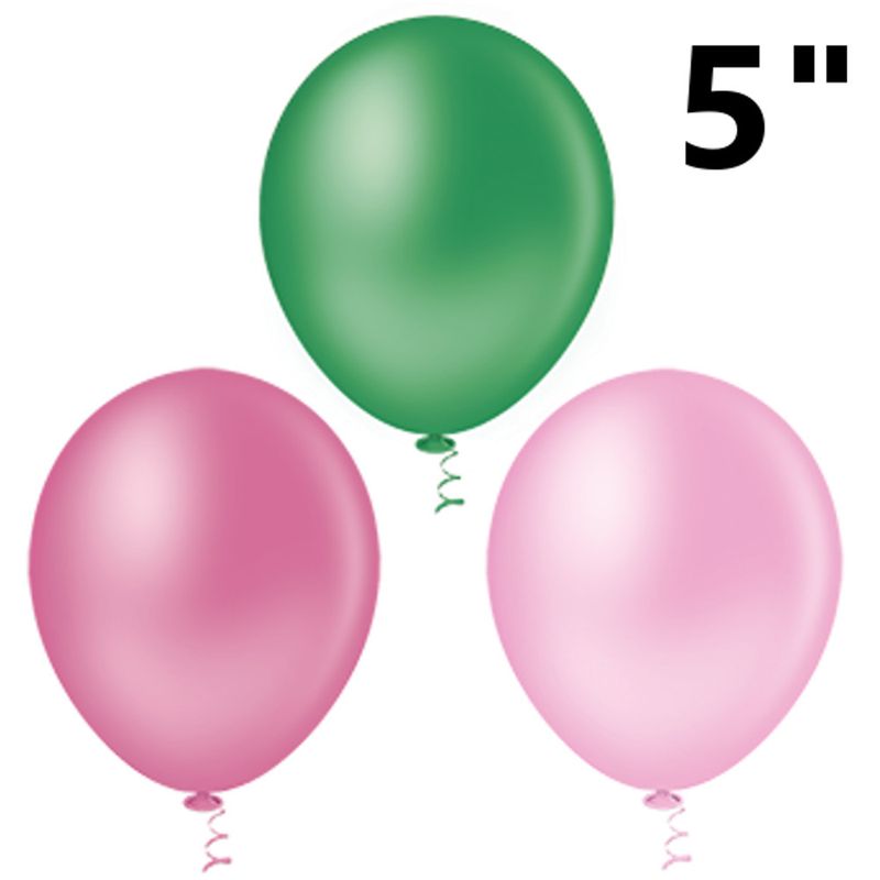 BalaodeLatexPicPicRedondoLiso5Globos50unidadesazulclaro