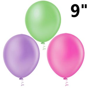 Balão de Látex Pic Pic Redondo Neon Liso 9" Globos (25 unidades)