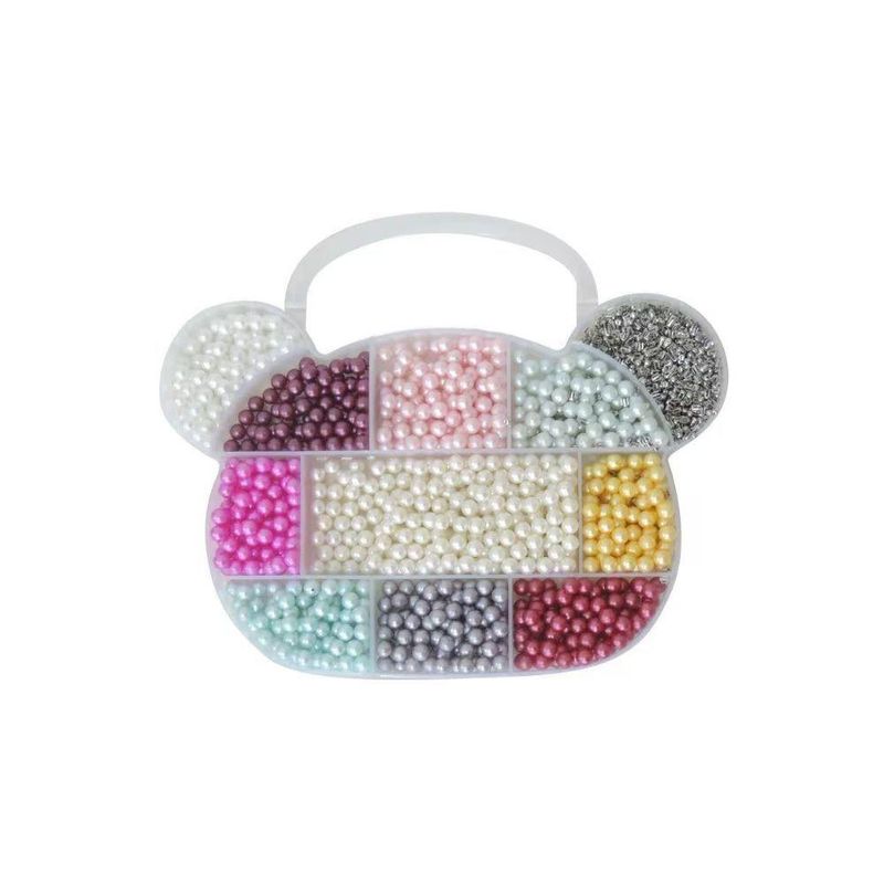 Kit Estojo Pérolas ABS 6mm 10 Cores Westpress (1100 Peças)