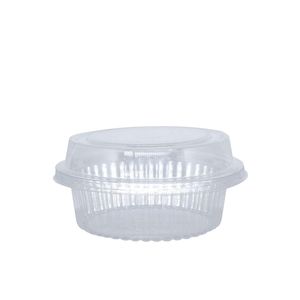 Embalagem de PET Transparente C/ Tampa P/ Doces Ref. I 645 70ml Intraplast (10 unidades)