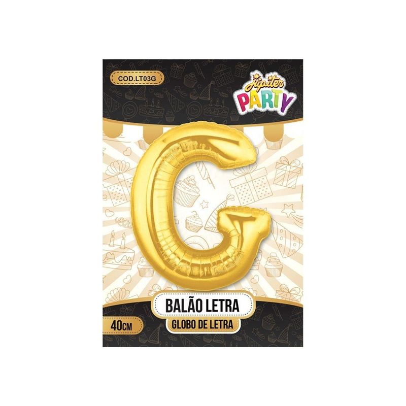 Balao-Metalizado-Globo-Letra-G-Dourado-40cm-Jupiter-Party--01-Unidade-