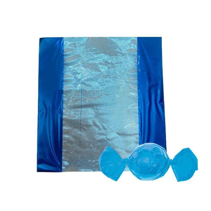 Embalagem para Trufas e Bombons Liso Azul Claro Carber (100 Unidades)