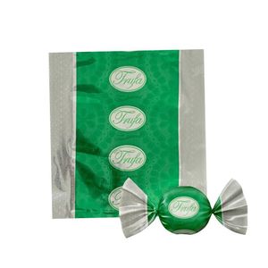 Embalagem para Trufas e Bombons Sabores Tradicional Verde Cromus (100 Unidades)