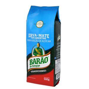 Erva-Mate Tipo Argentina Sem Açúcar Barão (500g)