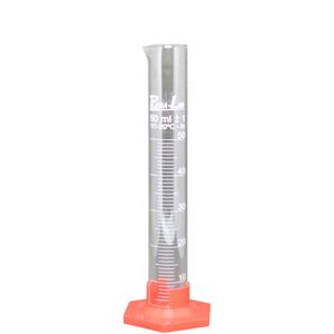Proveta de Vidro Graduada com Base Hexagonal de Poli 50ml Plena-Lab (01UND)