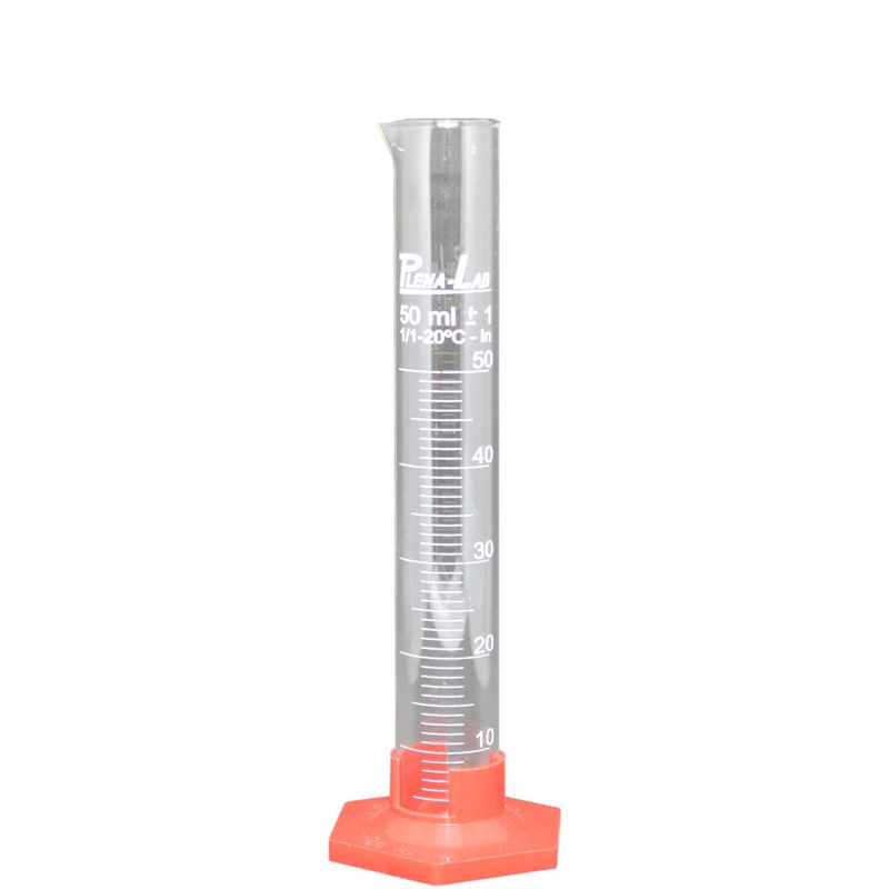 Proveta-de-Vidro-Graduada-com-Base-Hexagonal-de-Poli-50ml-Plena-Lab--01UND-