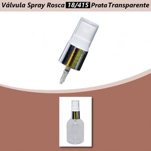 Válvula Spray Rosca 18/415 Prata Hot Irmãos Haluli (01 unidade)