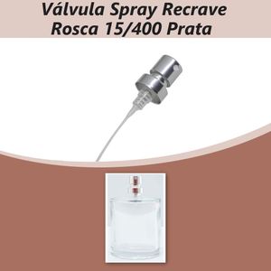 Válvula Spray Recrave Metal Rosca 15/400 Prata (01 unidade)