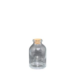 Frasco de Vidro Penicilina C/ Tampa Rolha de Cortiça 30ml JMM8X (01 unidade)
