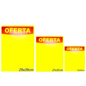 Kit Cartaz Oferta com 3 Modelos (15 unidades)