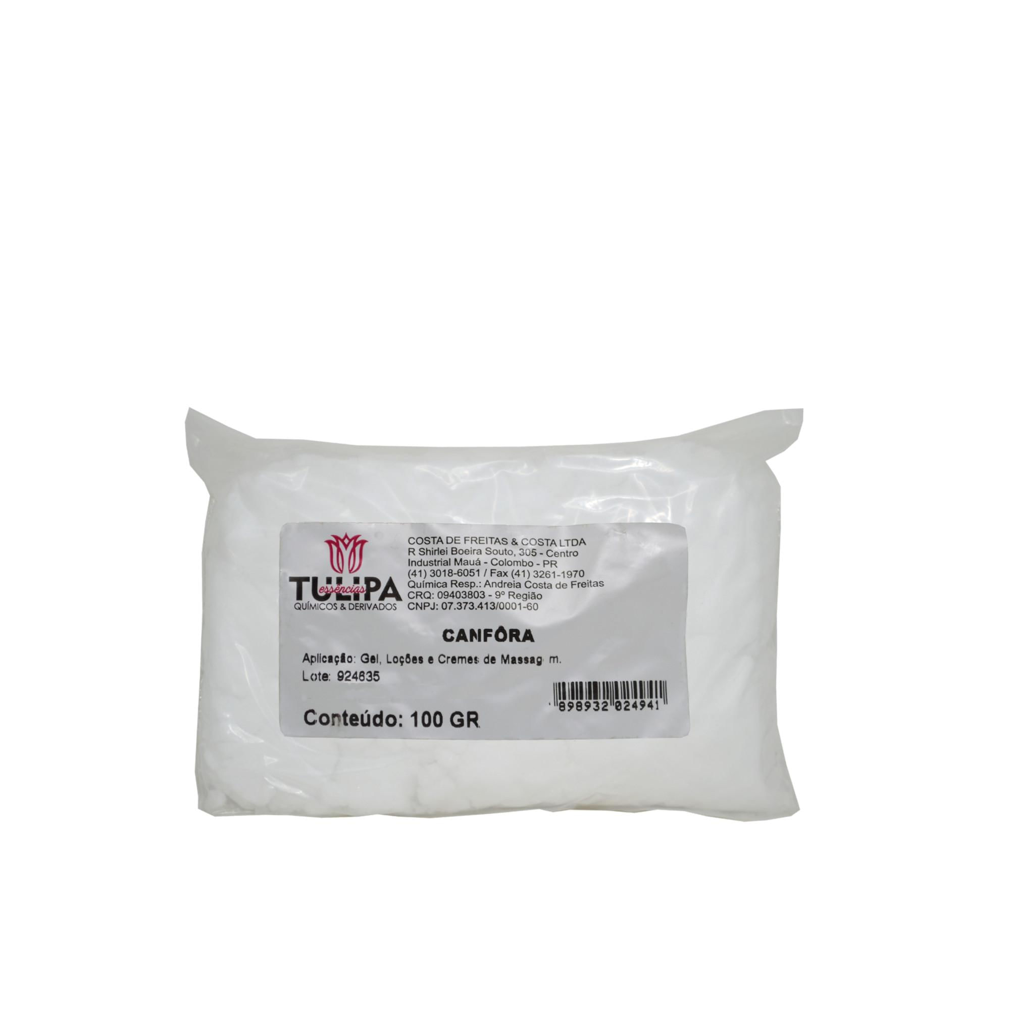 Cânfora Tulipa Essências (100 gramas) - Irmãos Haluli