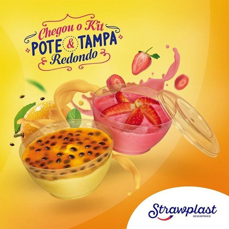 Kit-Pote-e-Tampa-Redondo-em-Poliestireno-Ref.762-100ml-Azul-Strawplast--10-unidades-