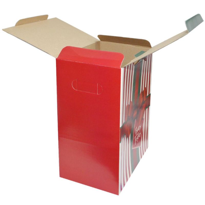 Caixa de Papel Cartão P/ Cesta de Natal Celebra Ref. 13004411 Cromus (01 unidade)