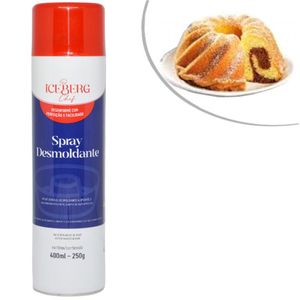 Spray Aerosol Desmoldante Alimentício Chef Iceberg (400ml / 250 gramas)