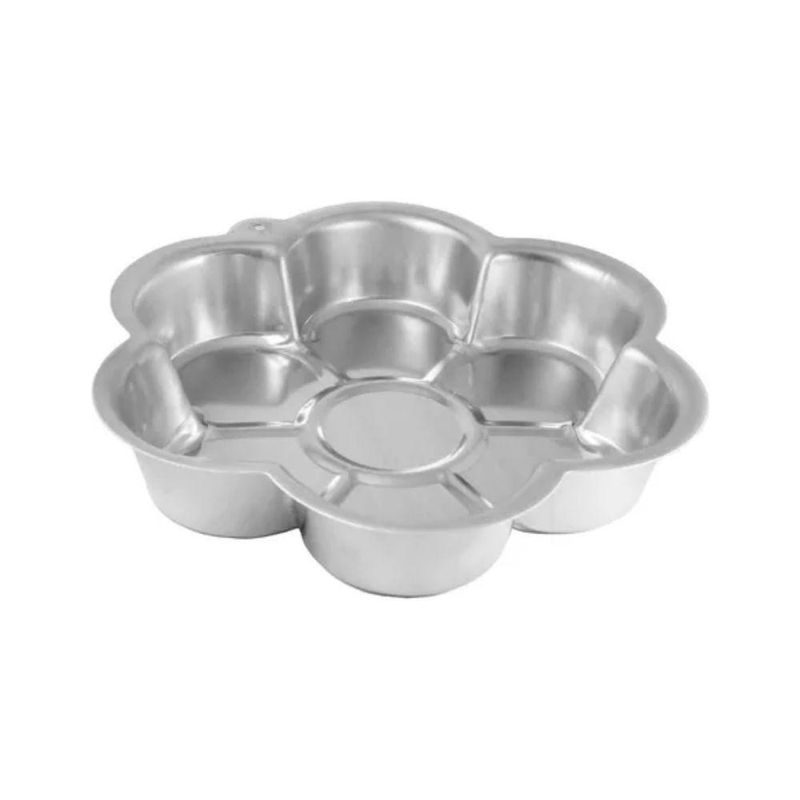 Forma de Alumínio Flor M 20x5cm Ref. 2455 Caparroz (01 Unidade)
