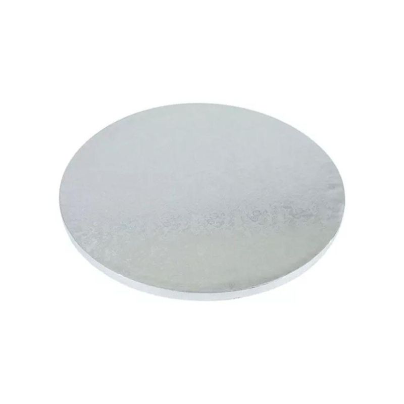 Cakeboard Redondo Prata 35cm Ref.: FT340 Silver Chef (01 Unidade)